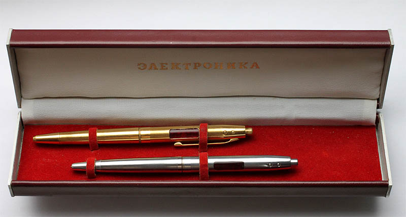 quartz lcd pen watch