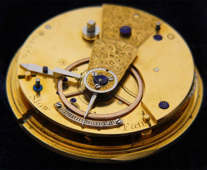 The balance rim is made of solid gold
